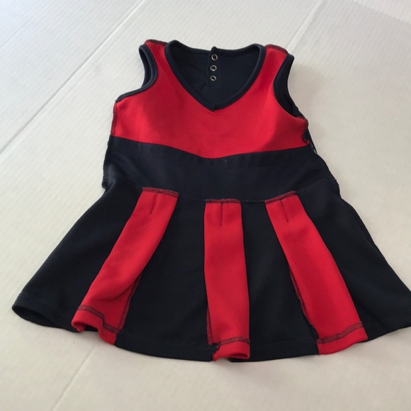 Houston Texans Sz 4T Cheerleader Dress Pleat No Panty - Picture 4 of 6